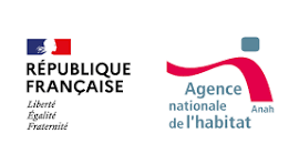 Logo ANAH, Agence nationale de l'habitat